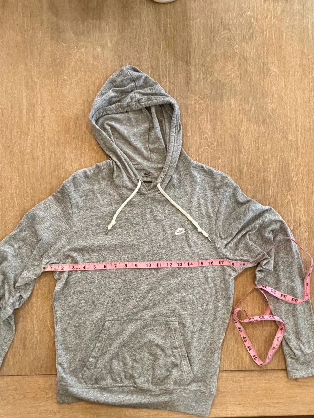Nike Sportswear Gray Lightweight Pullover Hoodie Women’s Small